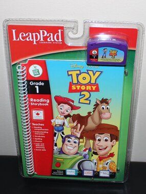3/$55❤️sealed LeapFrog LeapPad Toy Story 2 Interactive Book & Cartridge Grade 1